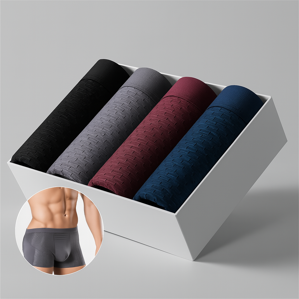Boxers Premium FreshBam™ – (Lot de 4)