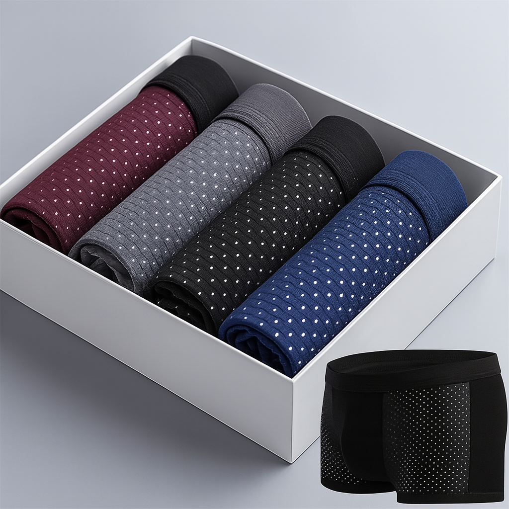 Boxers Premium FreshBam™ – (Lot de 4)