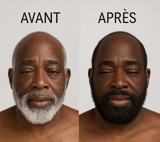 DISAAR Shampooing Anti-Cheveux Blancs - Résultat Visible en 10 Minutes ✨