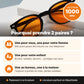 Lot de 2 Lunettes Anti-Lumière Bleue (Verres Orange)